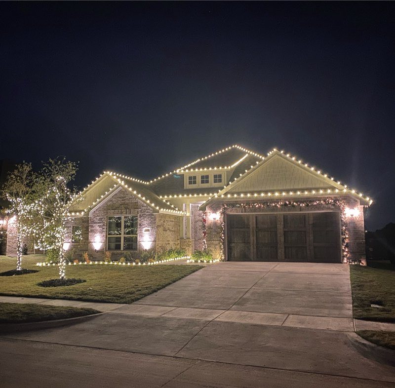 Christmas lights Highland Park