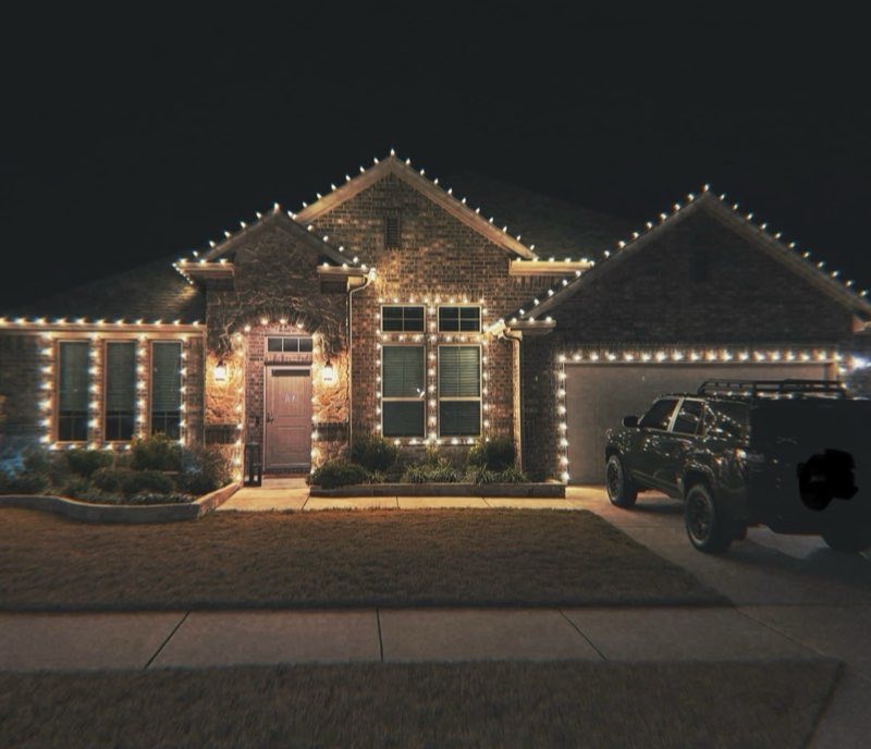 Christmas lights Highland Park